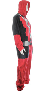 Deadpool Costume Hooded Union Suit