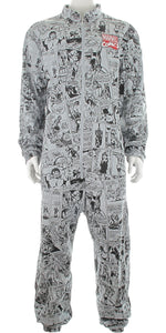 Marvel Vintage Comic Strip Collage Union Suit