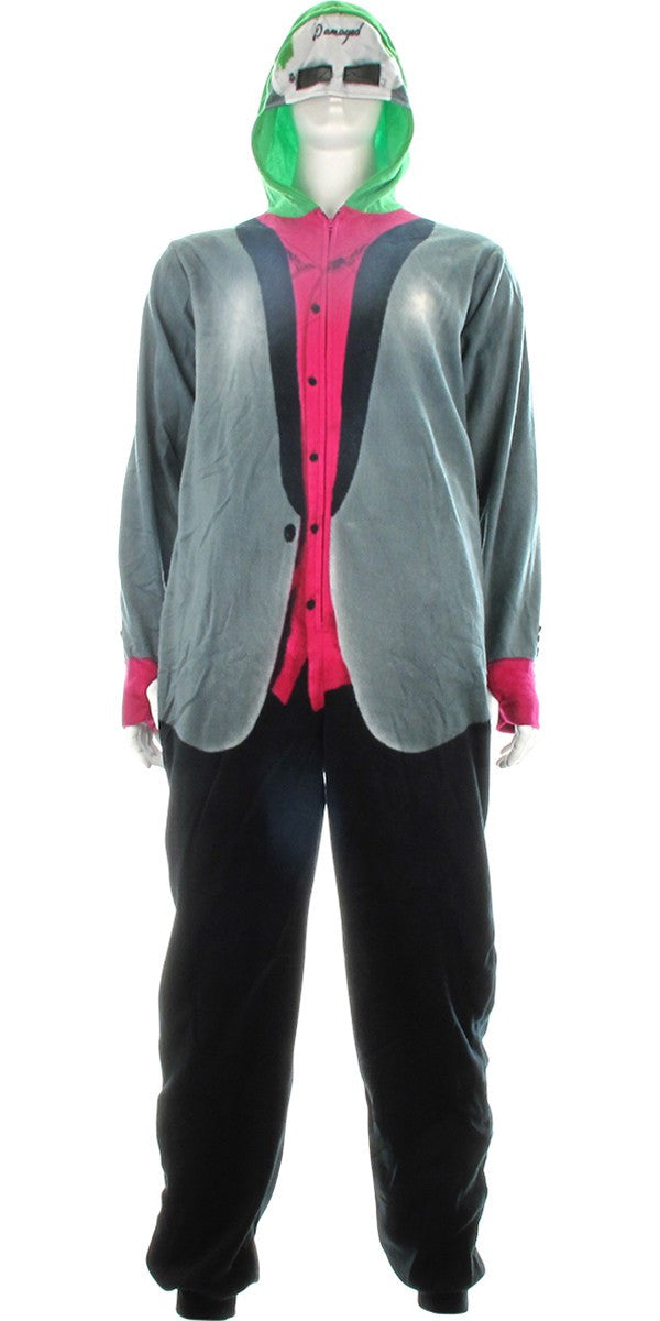 Suicide Squad Joker Hooded Union Suit