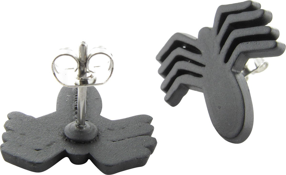 Venom Spider Logo Stud Earrings