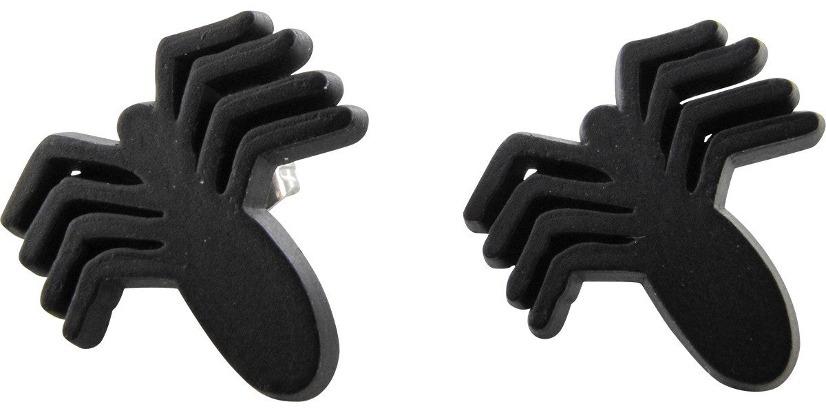 Venom Spider Logo Stud Earrings