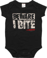 Walking Dead Beware I Bite Snap Suit