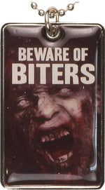 Walking Dead Beware of Biters Dog Tag