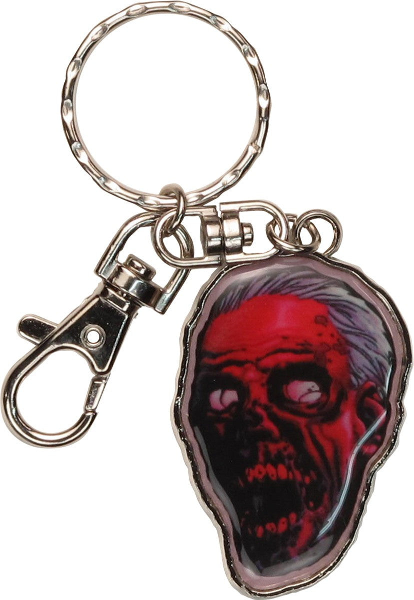 Walking Dead Comic Zombie Head Keychain
