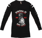 Walking Dead Daryl Any Cost LS Juniors Tunic Shirt