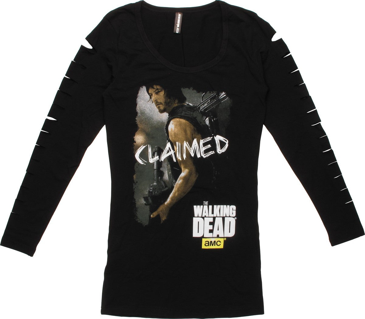 Walking Dead Daryl Claimed LS Juniors Tunic Shirt