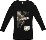 Walking Dead Daryl Claimed LS Juniors Tunic Shirt