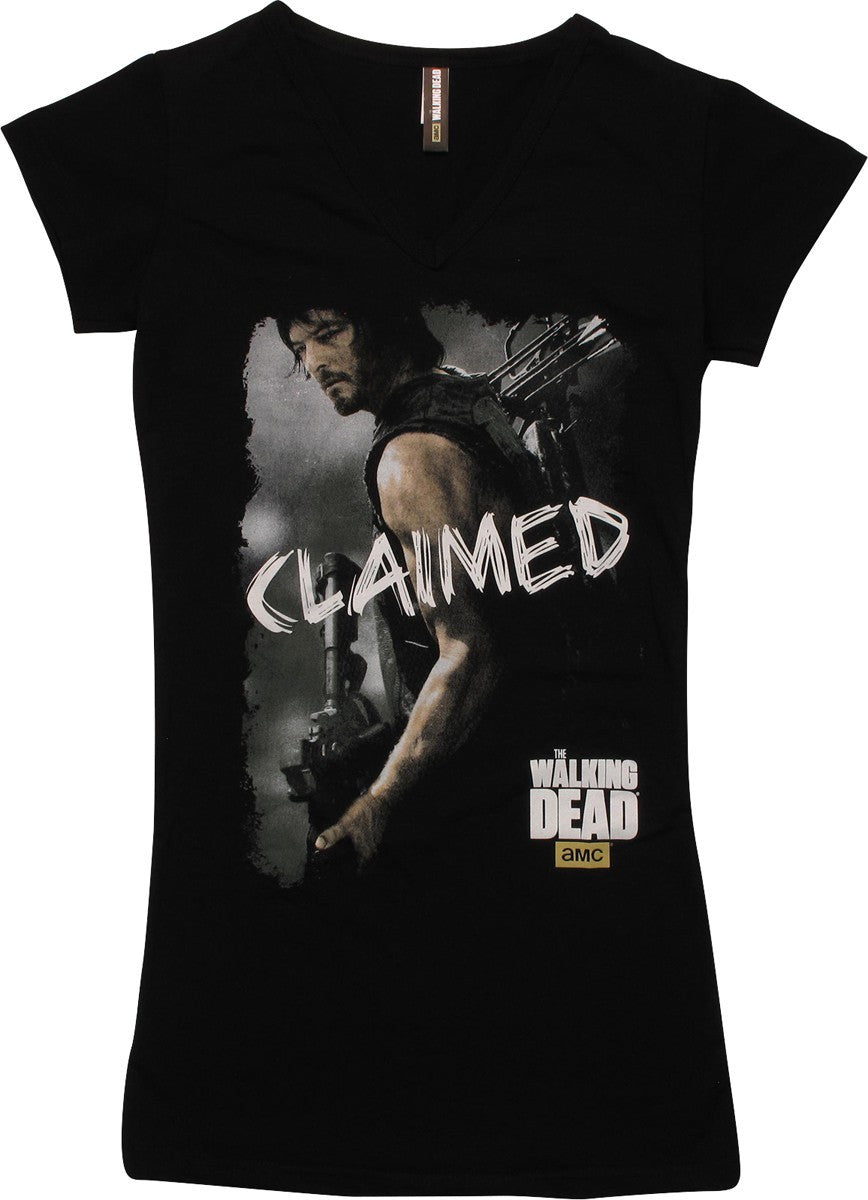 Walking Dead Daryl Claimed V Tunic Juniors T-Shirt
