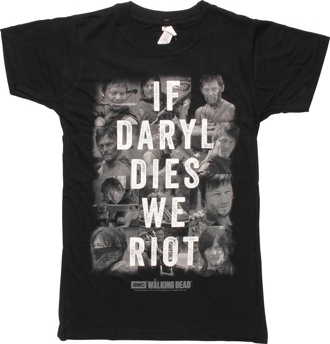 Walking Dead If Daryl Dies We Riot Juniors T-Shirt