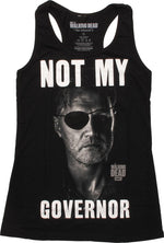 Walking Dead Not My Gov Tank Top Juniors T-Shirt