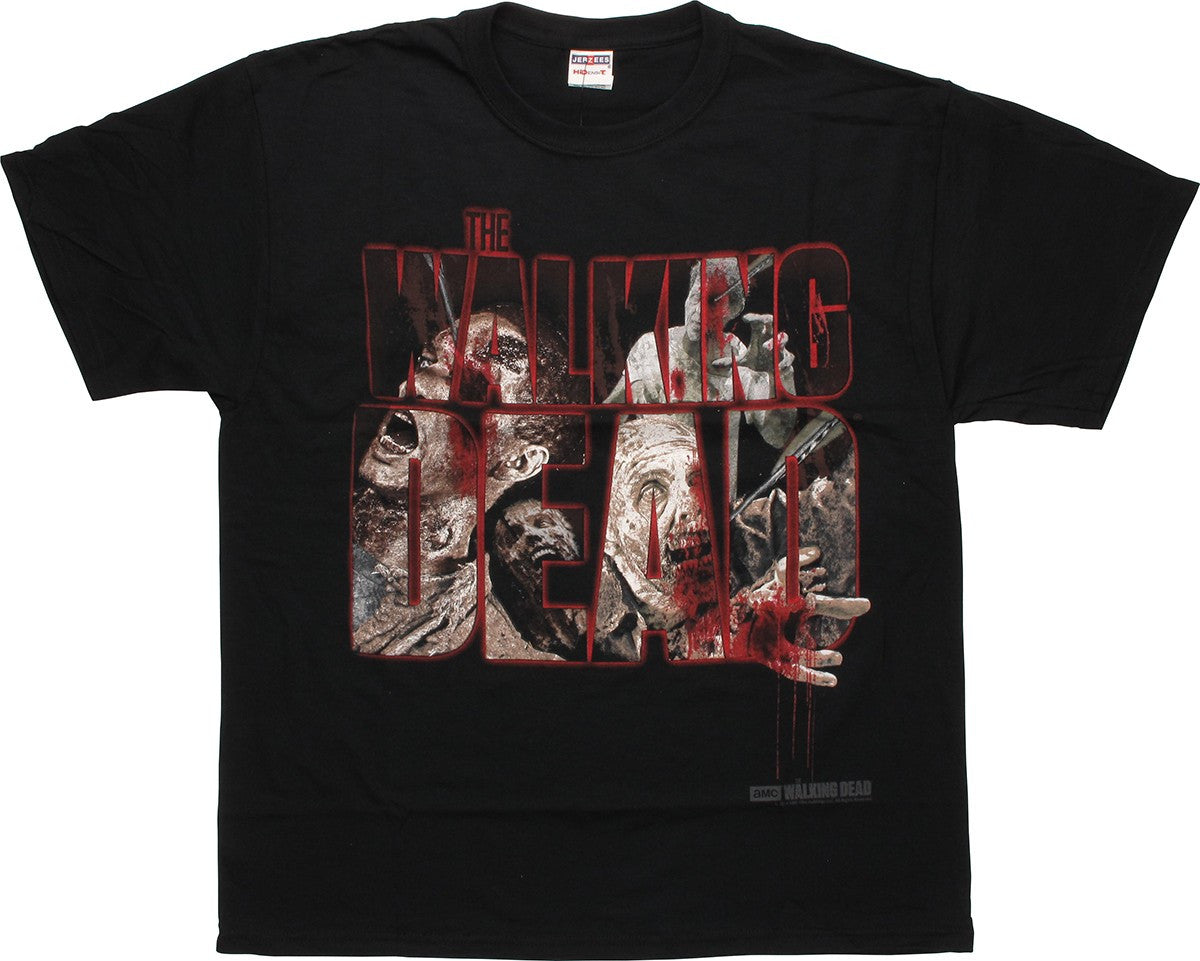 Walking Dead Reaching Walkers Name T-Shirt