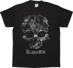Walking Dead Walkers Gray Skull T-Shirt