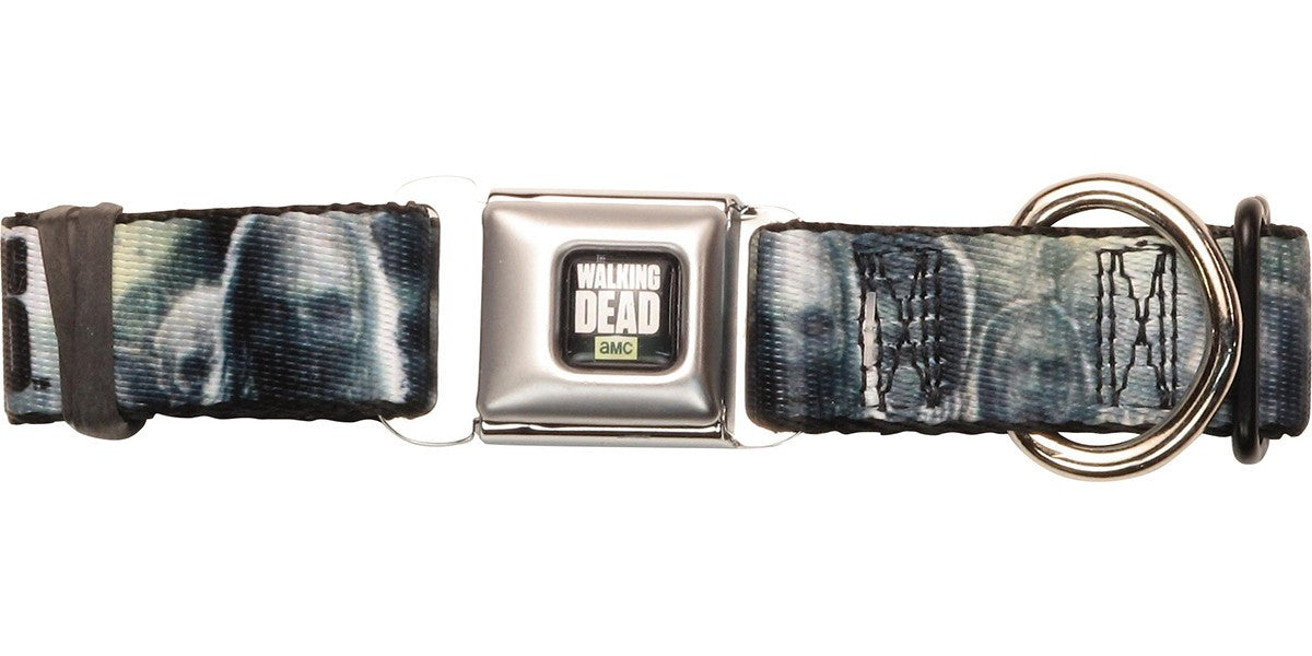 Walking Dead Zombie Faces Pet Collar