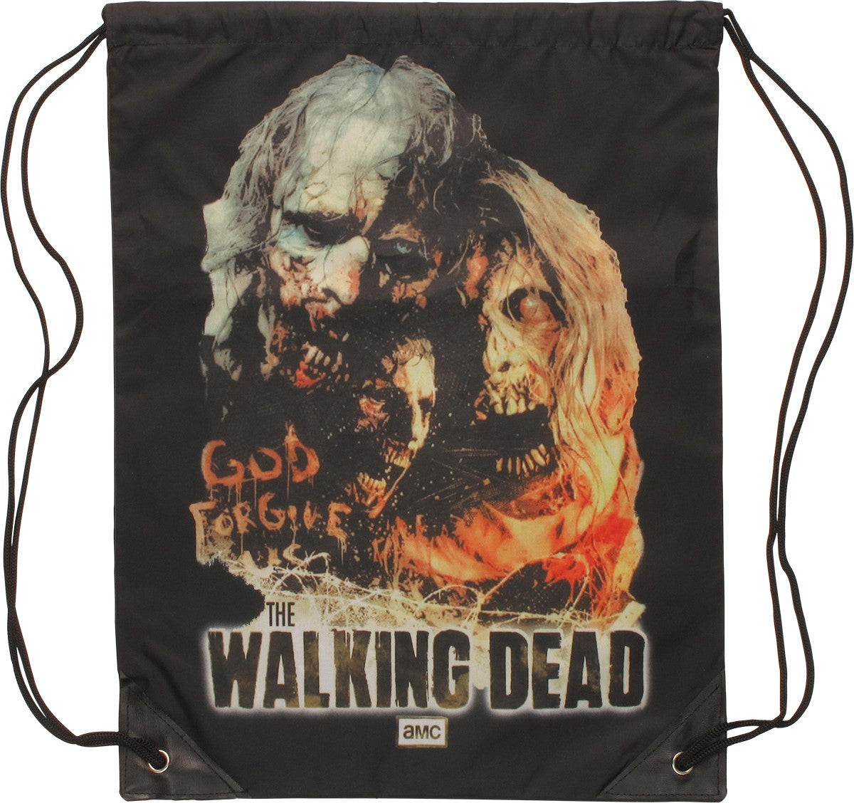 Walking Dead Zombie Trio Drawstring Backpack