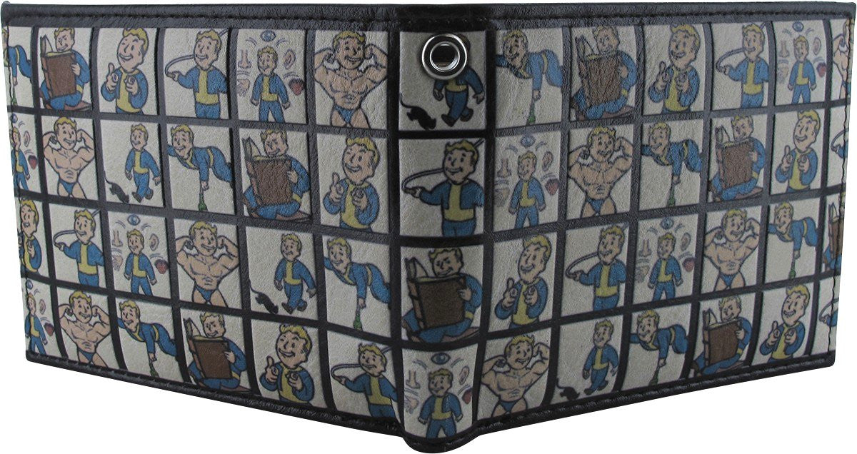 Fallout Vault Boy Squares Bi-Fold Wallet