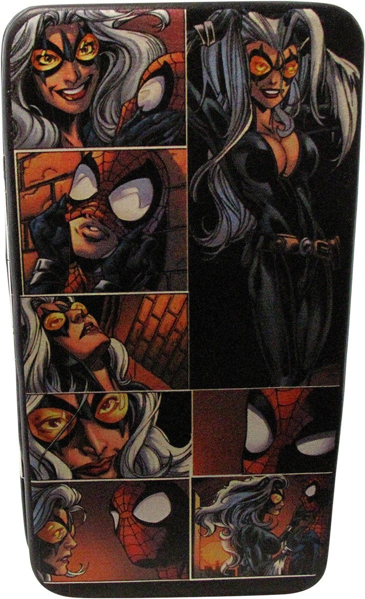Spiderman and Black Cat Scenes Clutch Wallet