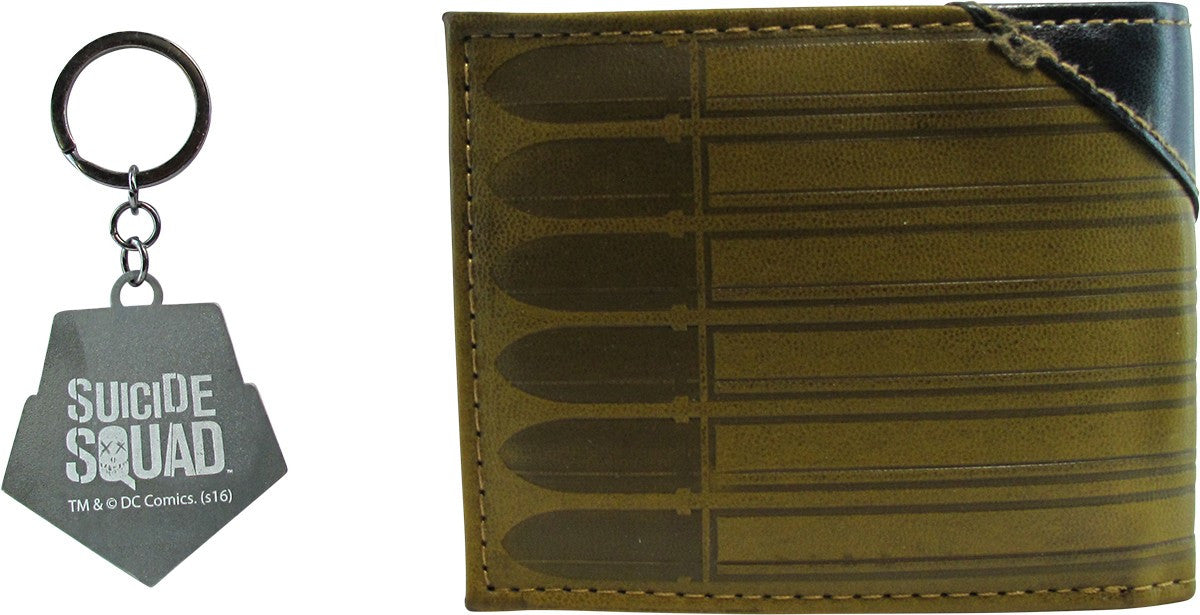 Suicide Squad Taskforce Keychain and Wallet Set