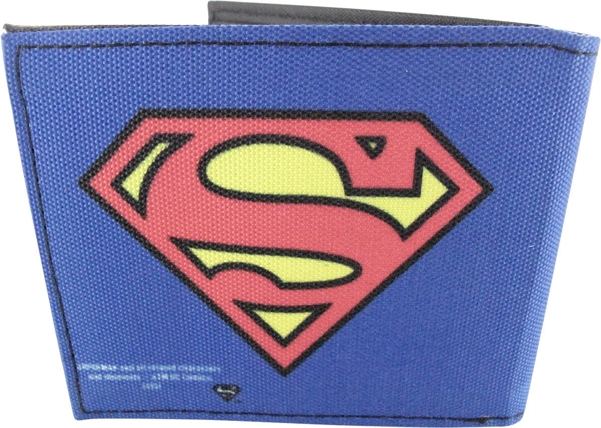 Superman Logo Shield Bi-Fold Wallet