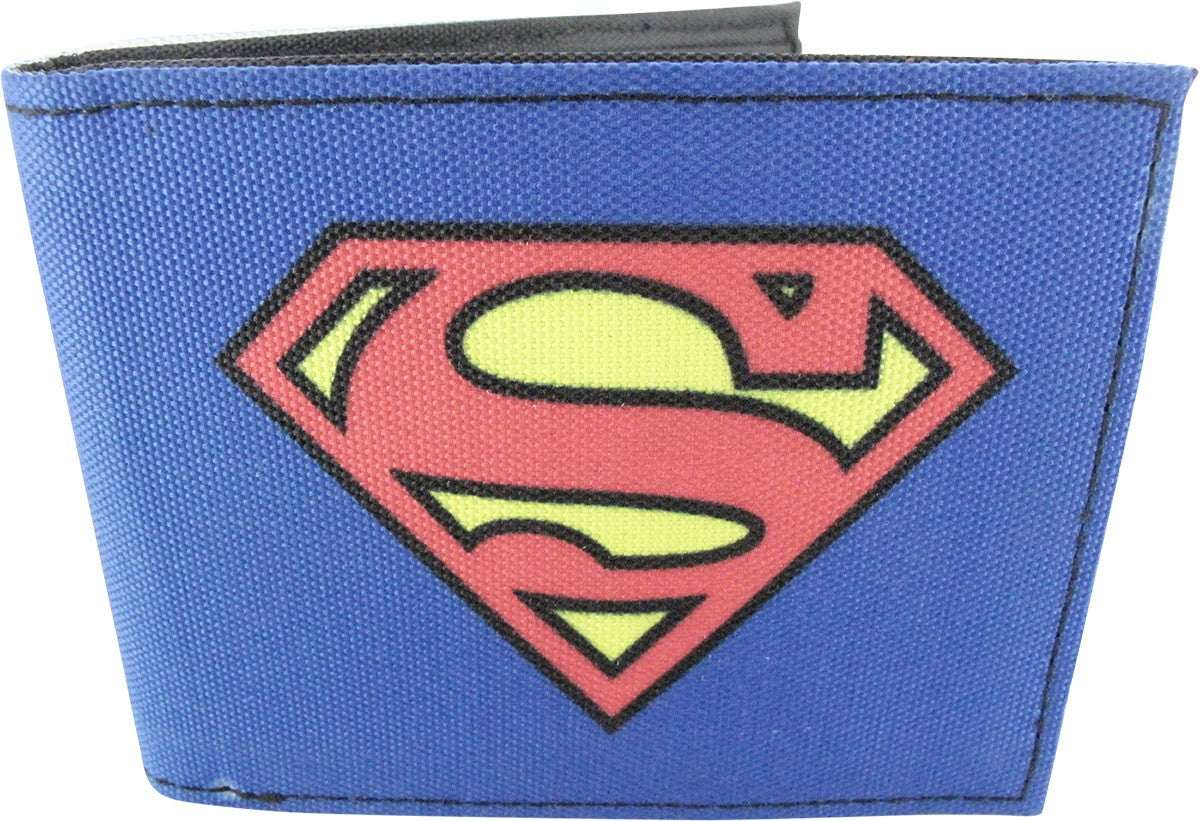 Superman Logo Shield Bi-Fold Wallet