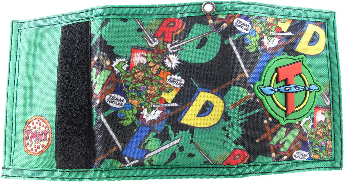 Ninja Turtles Team TDM Canvas Tri-Fold Wallet