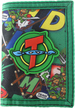 Ninja Turtles Team TDM Canvas Tri-Fold Wallet