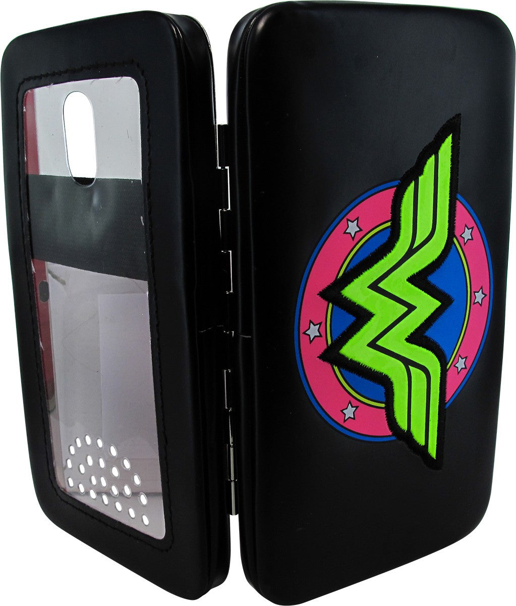 Wonder Woman Logo Phone Case Hinged Wallet