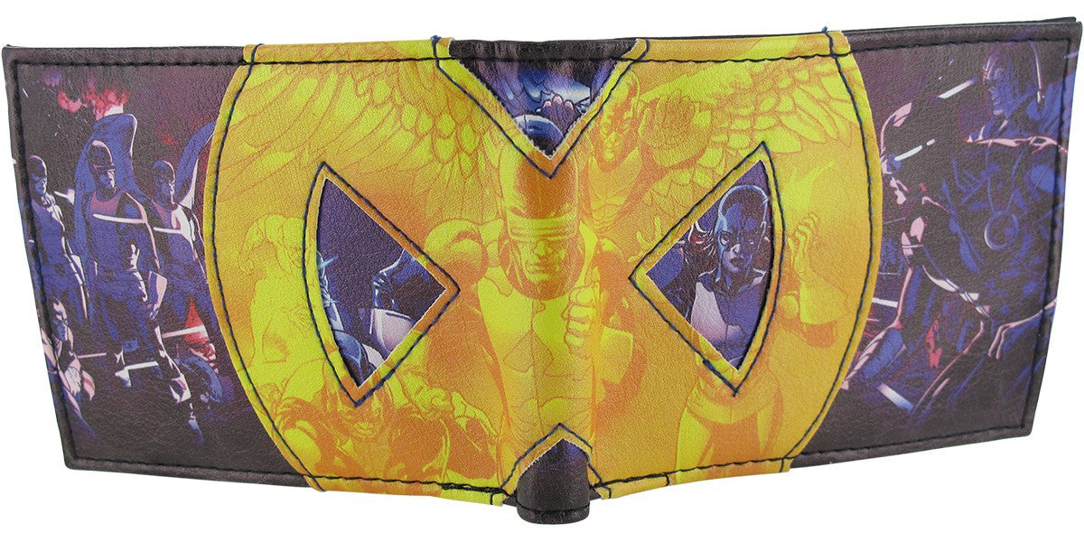 X Men Logo Classic Heroes Bi Fold Wallet