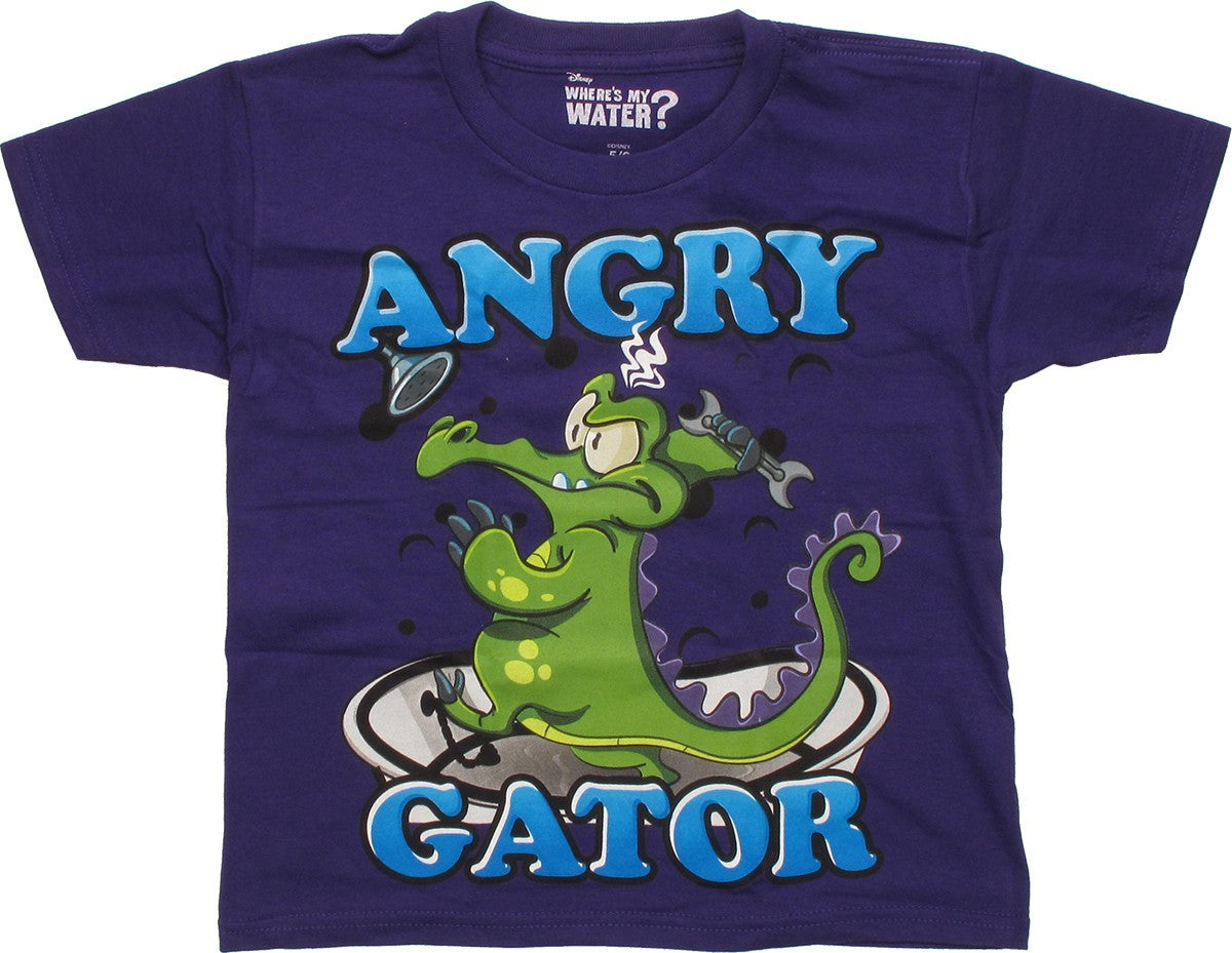 Where's My Water Angry Gator Juvenile T-Shirt