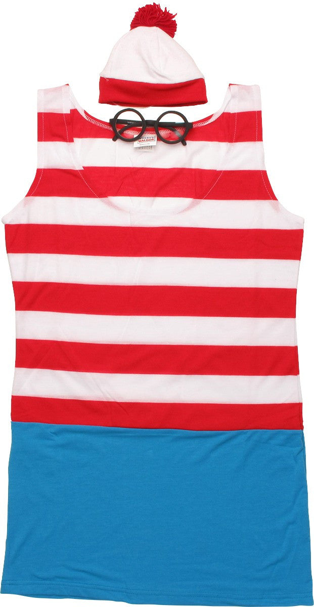 Where's Waldo Wenda Dress Costume