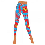 Wonder Woman Burst Footless Tights