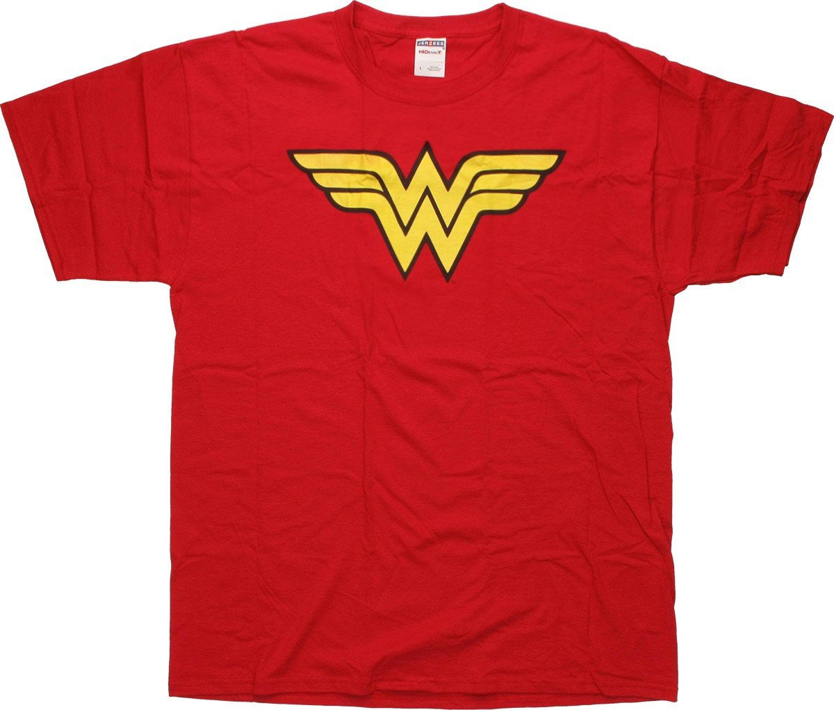 Wonder Woman Symbol Red T-Shirt