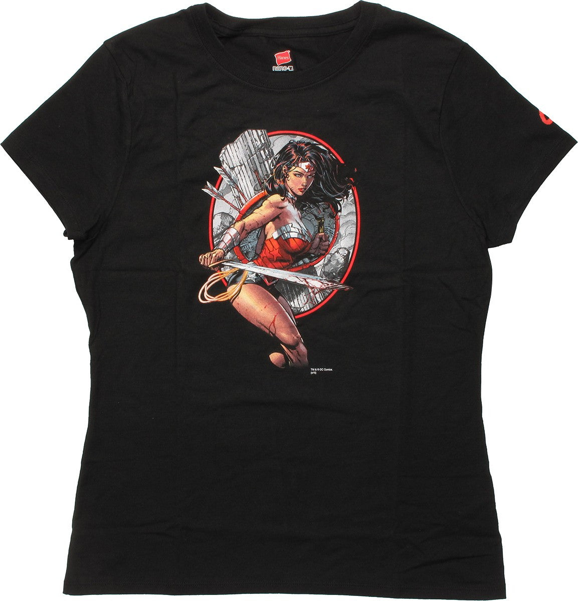 Wonder Woman Warrior Finch Ladies T-Shirt