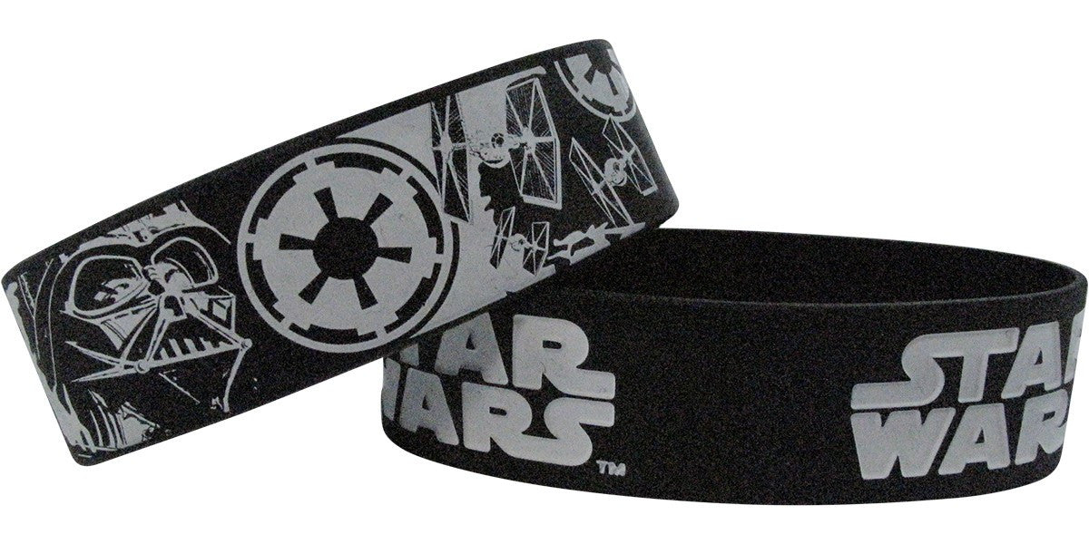 Star Wars Name and Empire Rubber Wristband Set