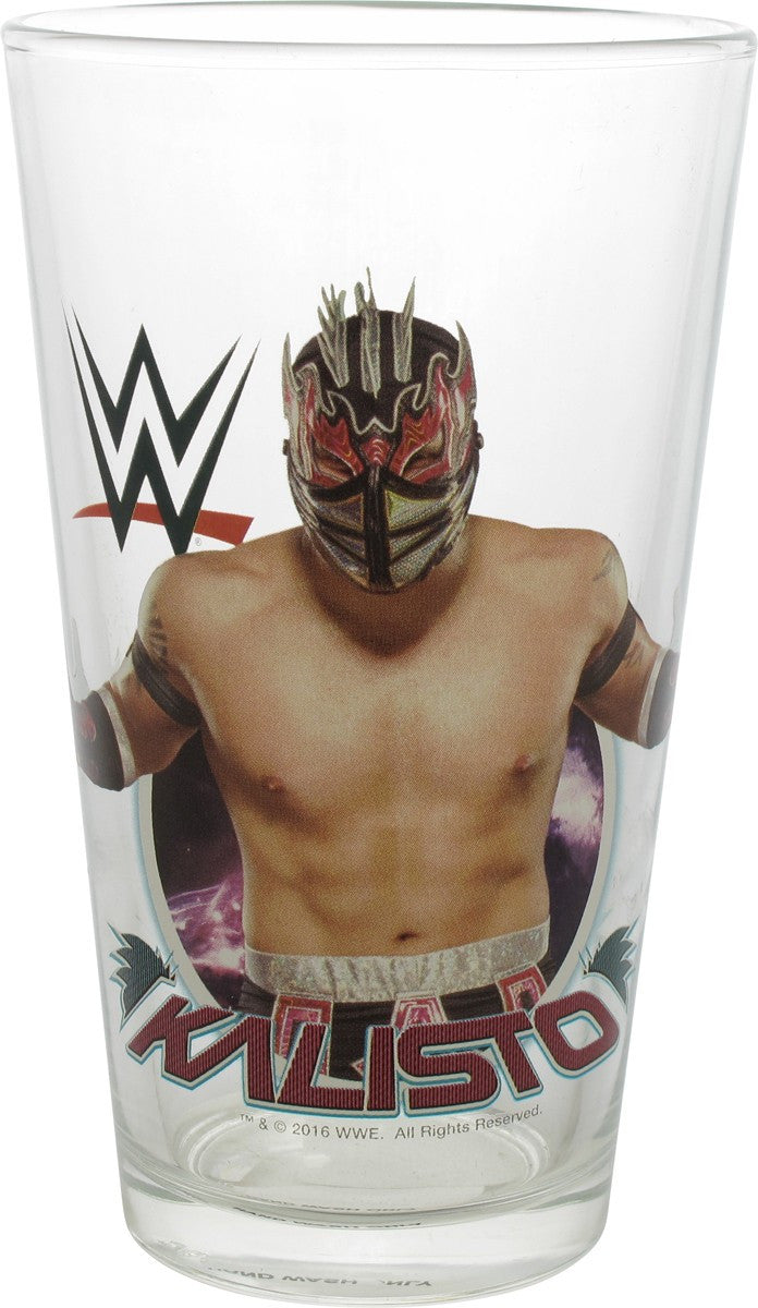 WWE Kalisto Pint Glass
