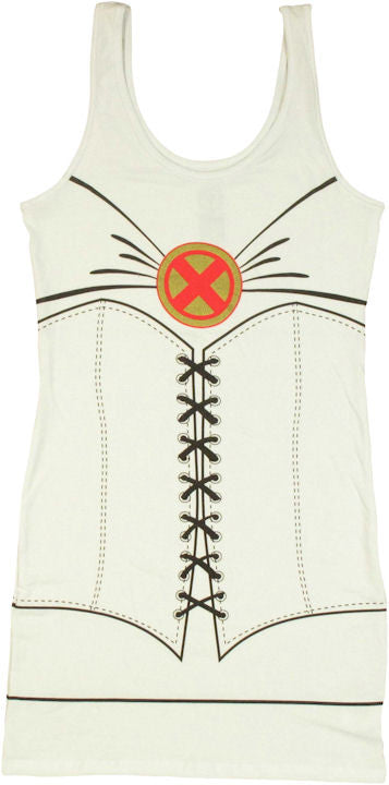 X Men Emma Frost Costume Tank Top Dress
