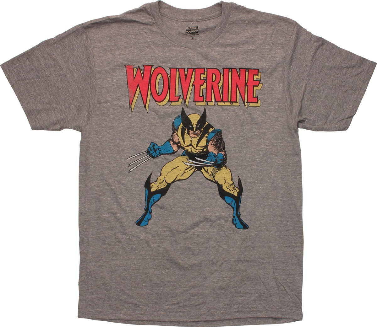 X Men Wolverine Pose Vintage Distressed T-Shirt