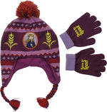 Frozen Anna Born to Lead Youth Beanie Gloves Set