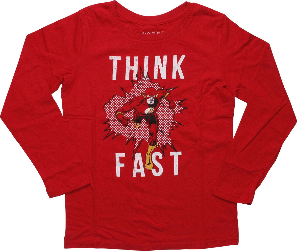 Flash Think Fast Dots Youth T-Shirt - Long Sleeve