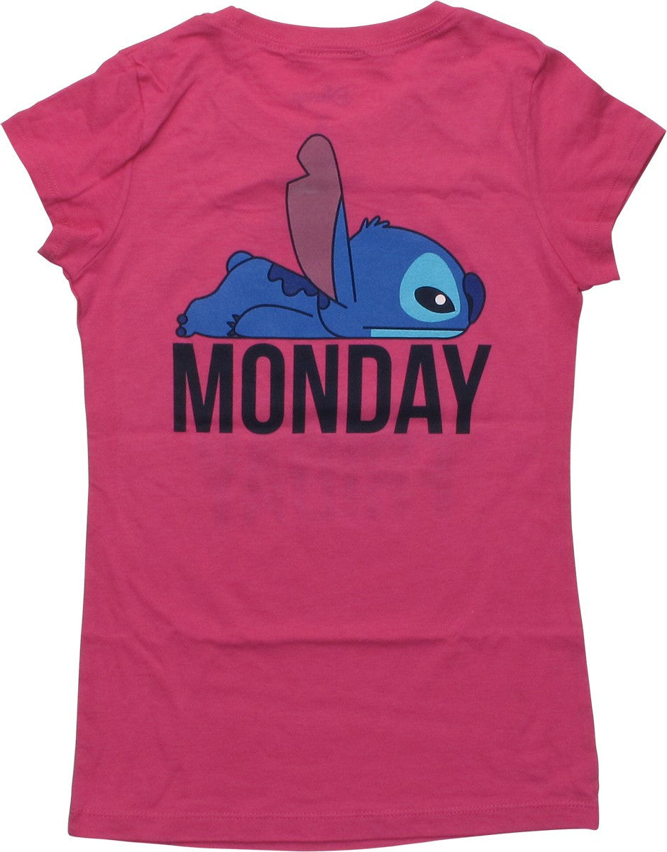 Lilo and Stitch Friday Monday Girls Youth T-Shirt