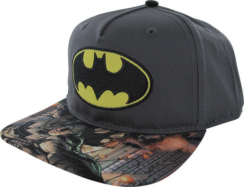 Batman Logo Sublimated Bill Snapback Youth Hat