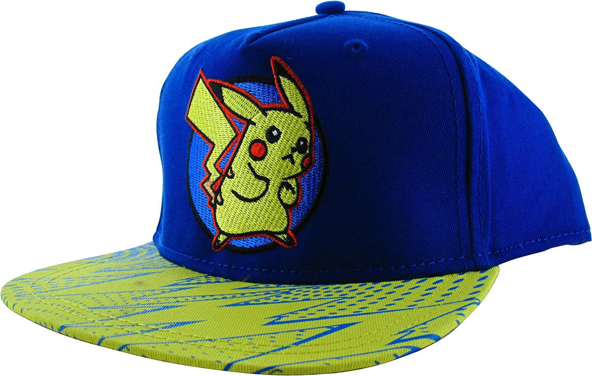Pokemon Pikachu Lightning Bolts Snapback Youth Hat