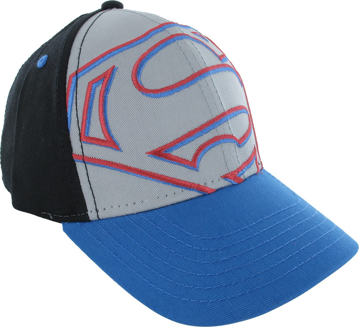 Superman Oversized Logo Snapback Youth Hat