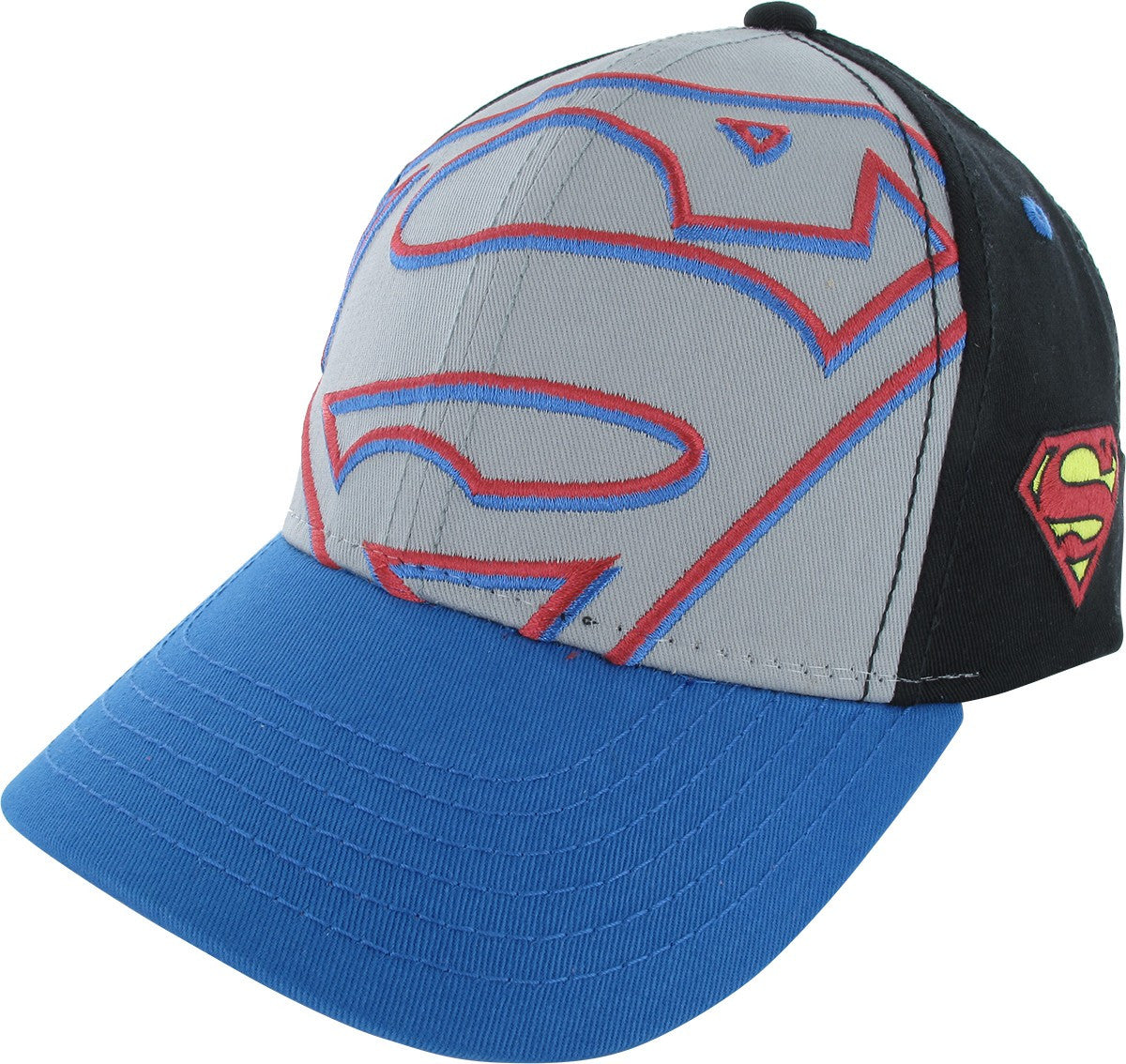 Superman Oversized Logo Snapback Youth Hat