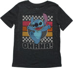 Lilo And Stitch Ohana Checker Youth T-Shirt