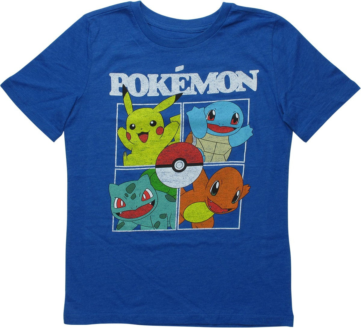 Pokemon First Starters Square Youth T-Shirt