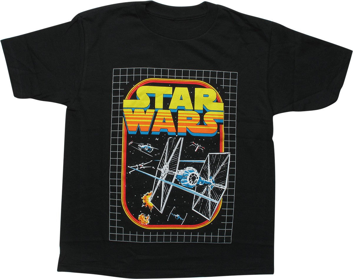 Star Wars Vintage Ship Fight Kids T-Shirt