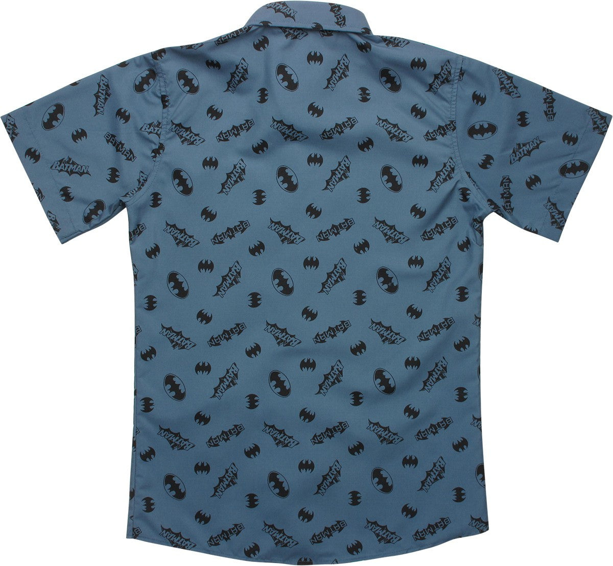 Batman Logo Icons Youth Button Shirt