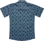 Batman Logo Icons Youth Button Shirt