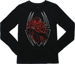 Spiderman Hero Logo Thermal LS Youth T-Shirt