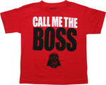 Star Wars Vader Call Me the Boss Youth T-Shirt